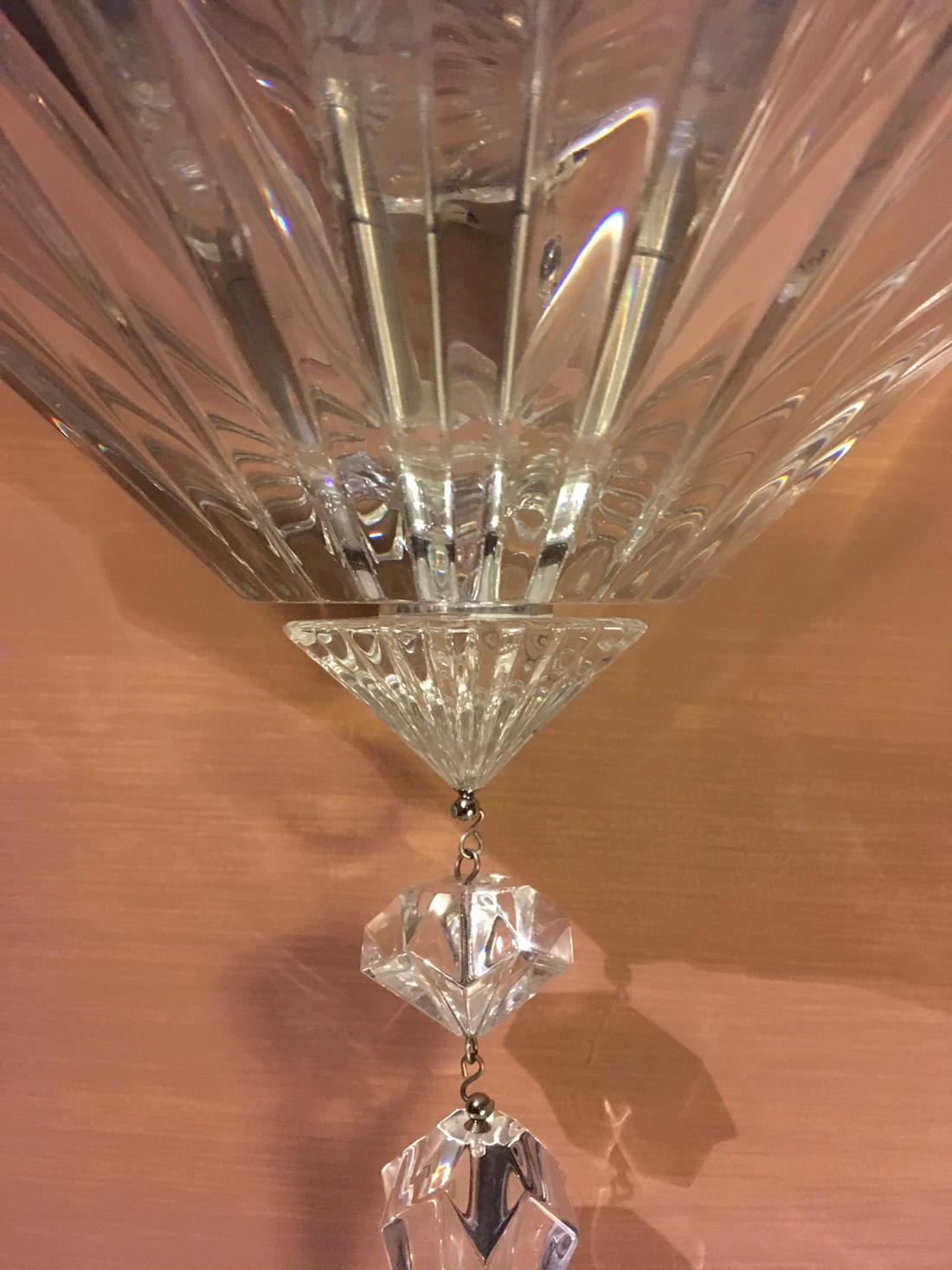 Baccarat - Ensemble de 8  Appliques murales cristal transparent Mille Nuits - Design moderne en vente 2