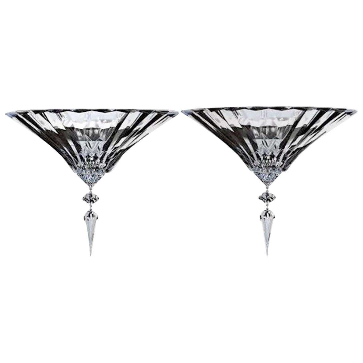 Set di 8 Baccarat  Applique in cristallo trasparente Mille Nuits Design moderno