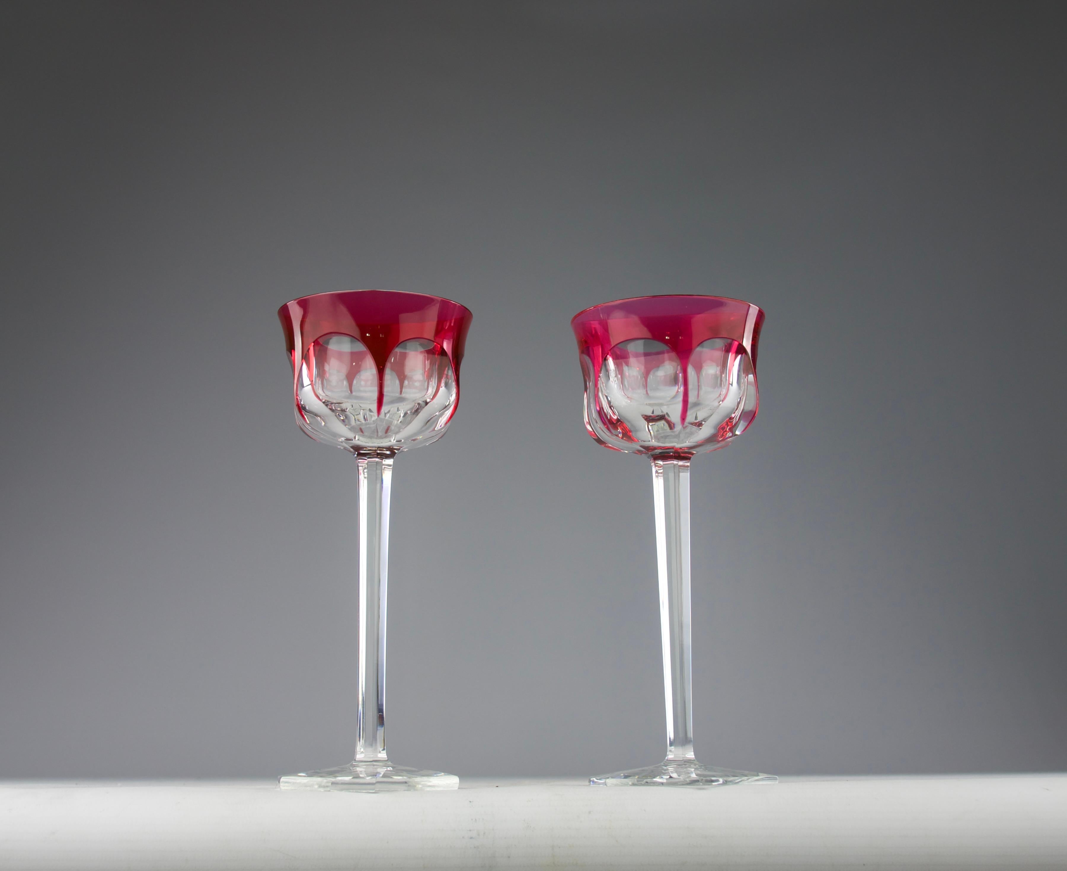 Baccarat, Juego de 8 copas de vino tinto 