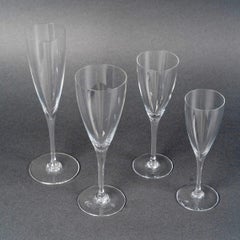 Baccarat - Set of Dom Perignon Crystal Champagne Water Wine Glasses - 40 Pieces