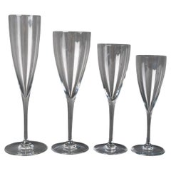 Baccarat - Set of Dom Perignon Crystal Champagne Water Wine Glasses - 40 Pieces