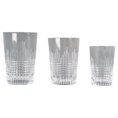 Baccarat - Set Of Tableware Nancy Clear Crystal - 36 Tumblers