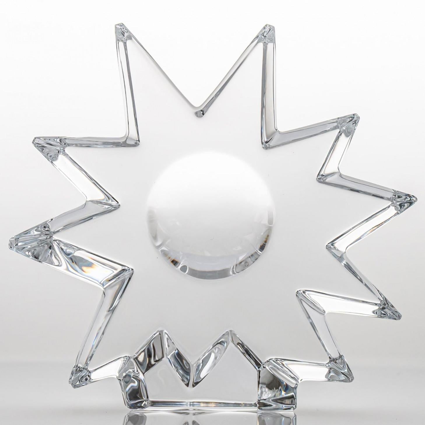 Baccarat Signiert Kristall Weihnachtsgeschichte Set, Frankreich (Französisch) im Angebot