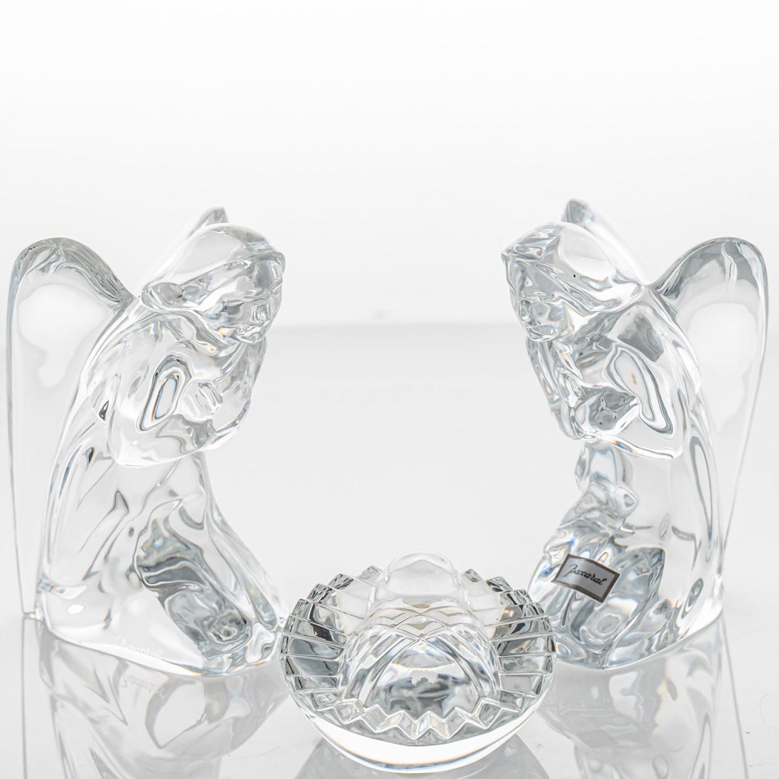 Baccarat Signiert Kristall Weihnachtsgeschichte Set, Frankreich (Ende des 20. Jahrhunderts) im Angebot