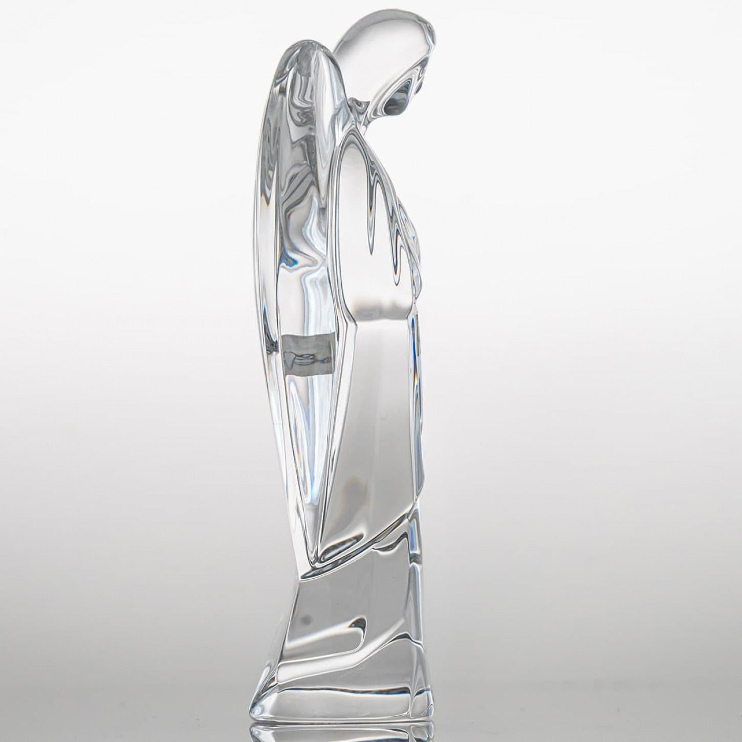 Baccarat signiert Kristall Weihnachtsgeschichte Set von drei Engeln, Frankreich (Sonstiges) im Angebot