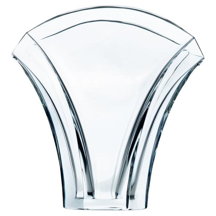 Vaso di cristallo Ginkgo Grande Exquise firmato Baccarat, Francia