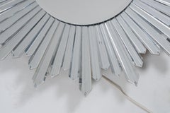 Baccarat. “Star” mirror in crystal, backlit. 21st century.