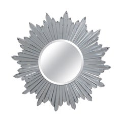 Baccarat. “Star” mirror in crystal, backlit. 21st century.