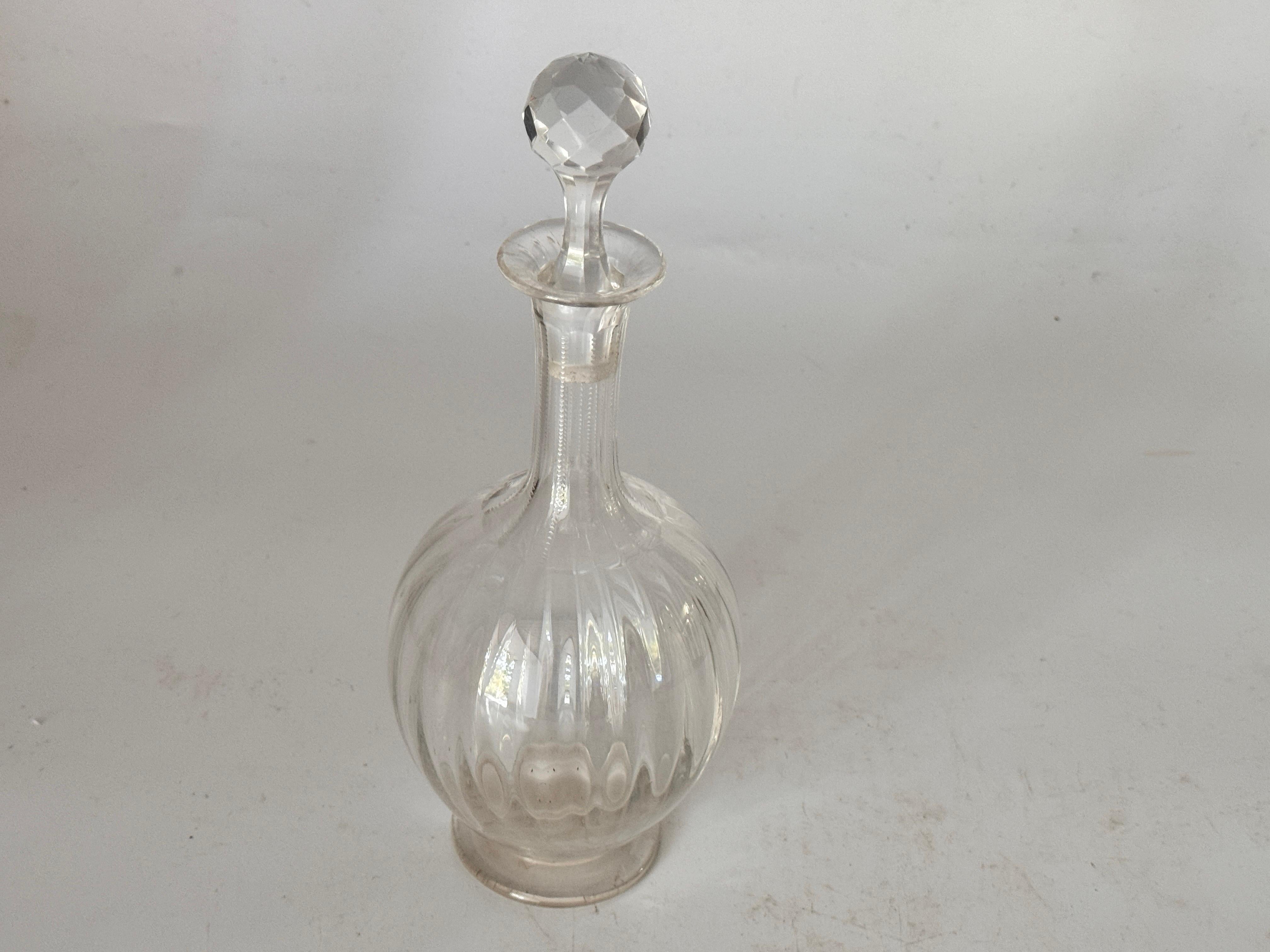 Carafe Rond Perfection de style Baccarat, France, 20ème siècle en vente 3