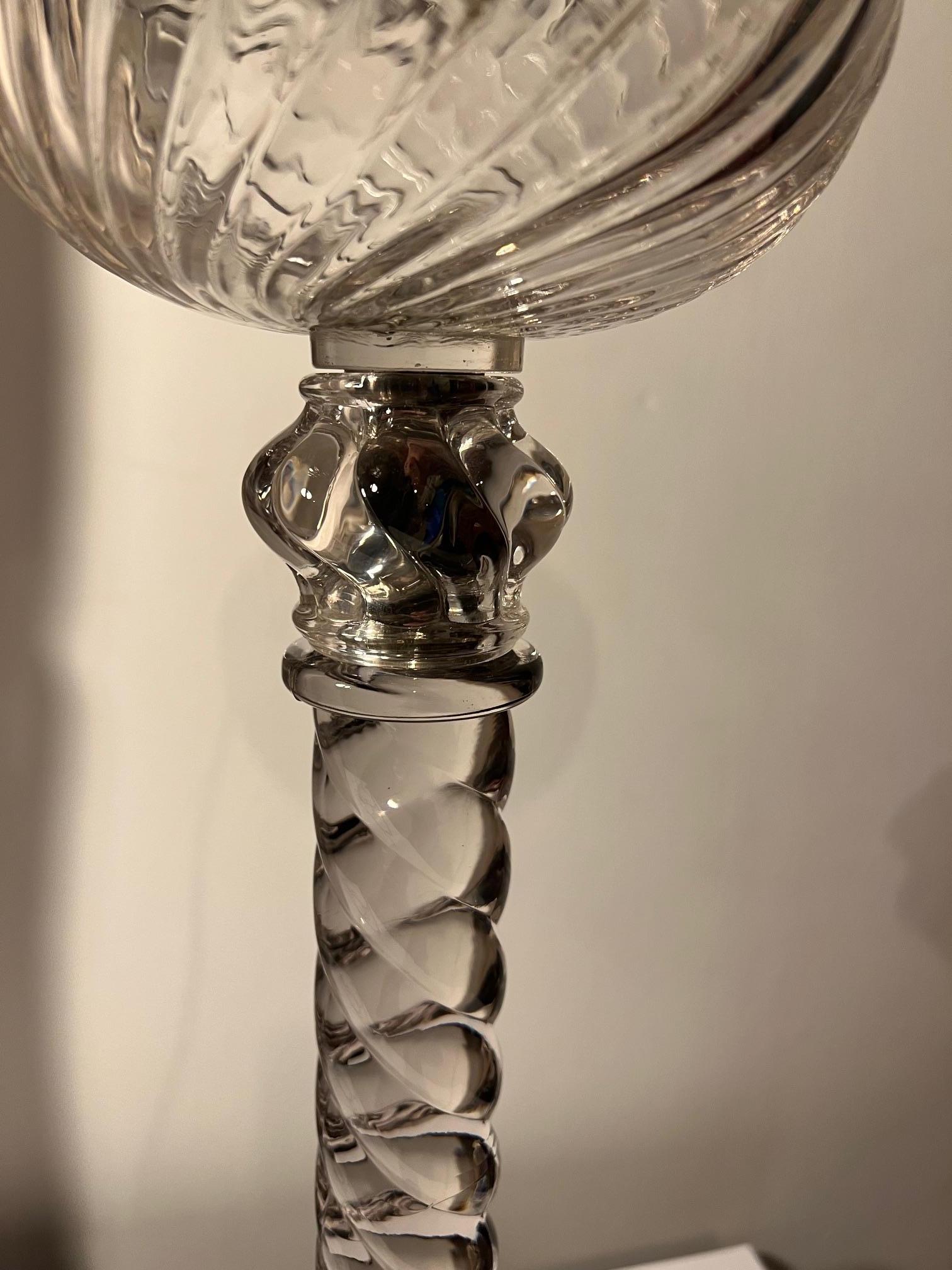 Baccarat Table Lamp In Good Condition For Sale In London, GB