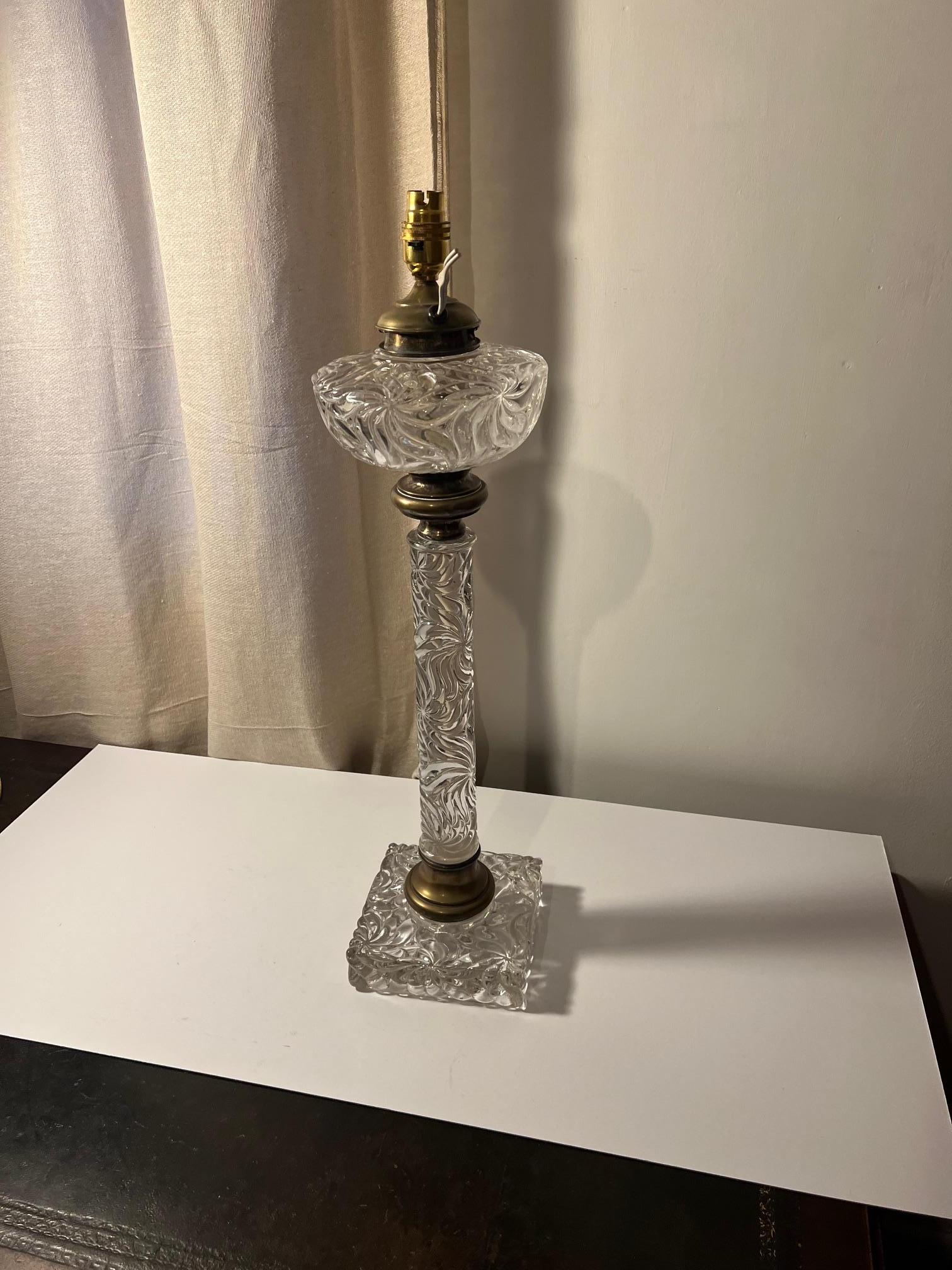 Fin du XIXe siècle Lampe de table Baccarat n°2 en vente
