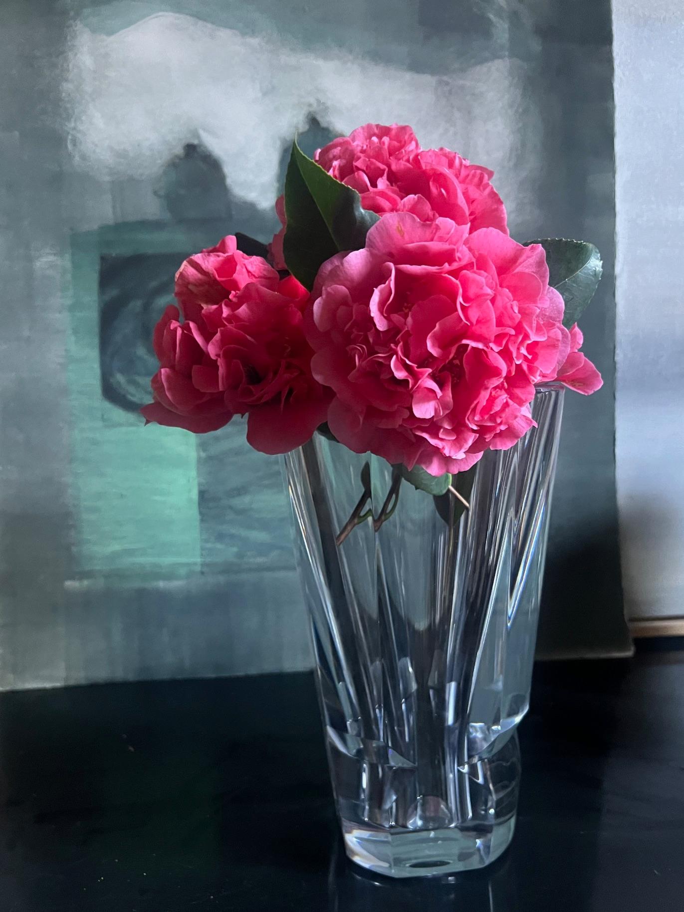 Vaso di cristallo conico e spesso di Baccarat, edizione limitata, anni '80 ca. in vendita 4