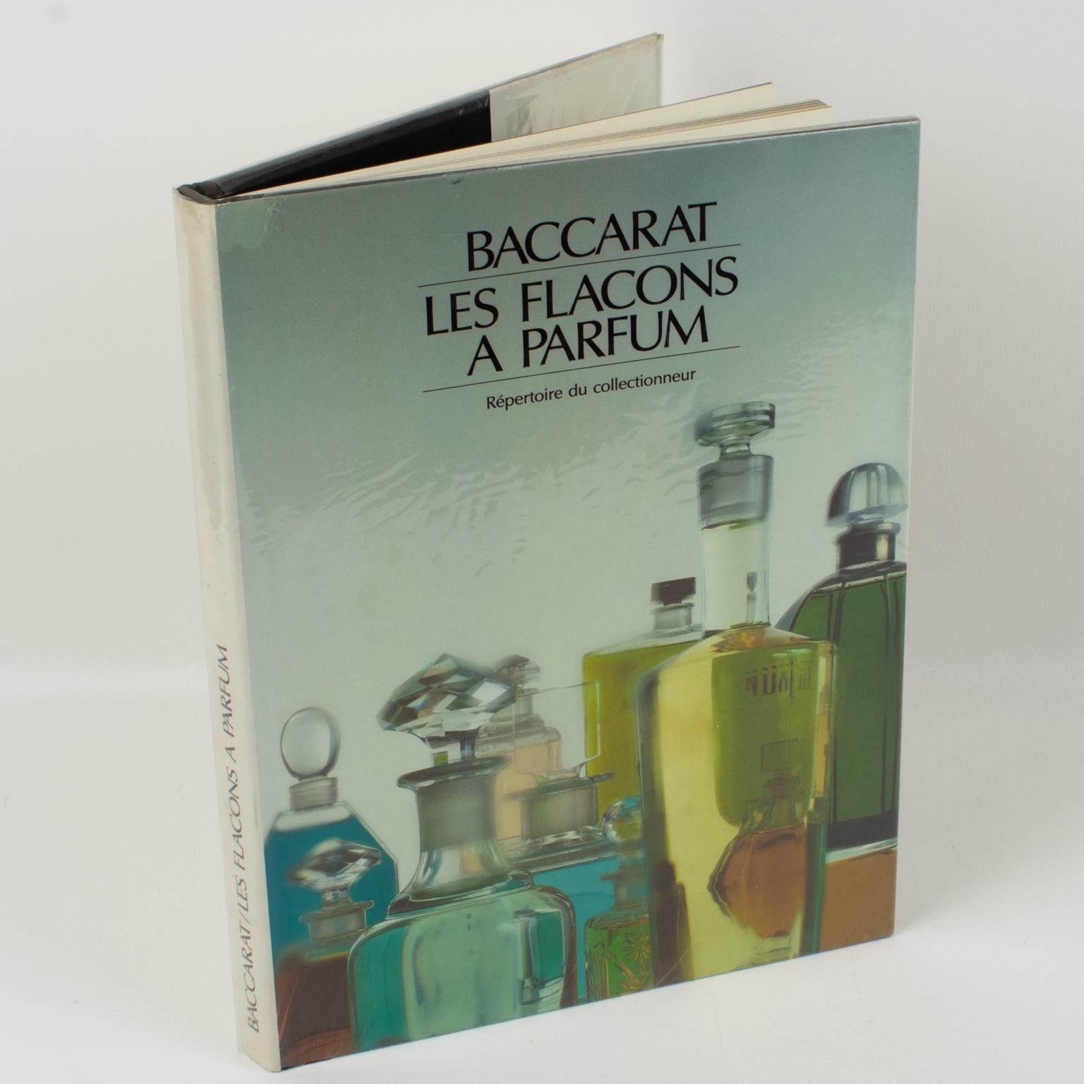 Baccarat, Les Flacons a Parfum - The Perfume Bottles, by Compagnie des Cristalleries de Baccarat and edited by Henri Addor and Associés, Paris in 1986.
Illustrated with 71 wash drawings, 602 line drawings, 161 black and white photographs, and 57