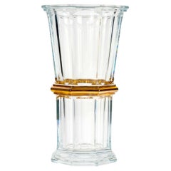 Baccarat - Vase Harcourt 1841 Crystal And Gold - Limited Edition