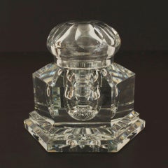 Baccarat "Victor Hugo" Crystal Inkwell