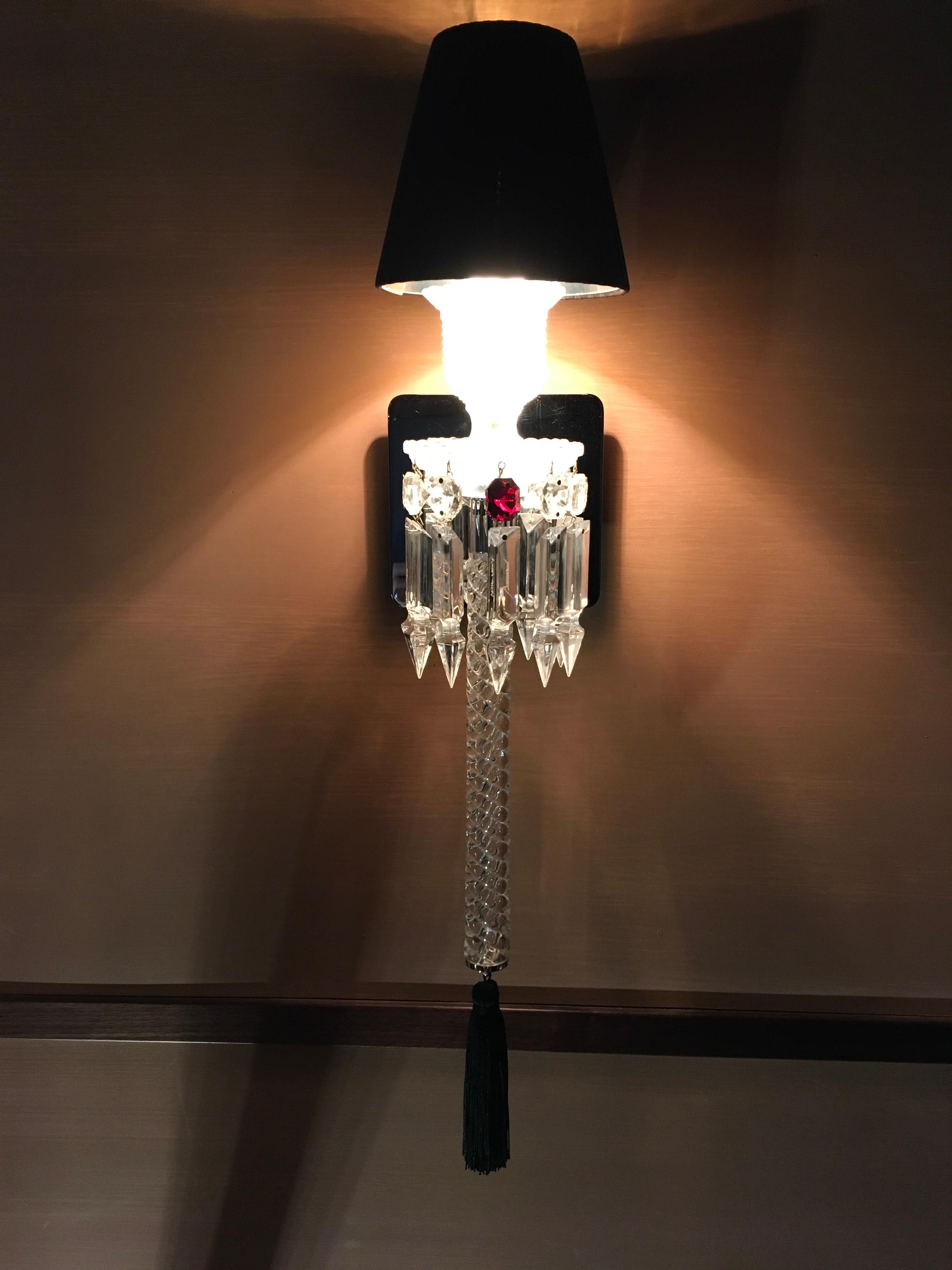 baccarat wall lamp