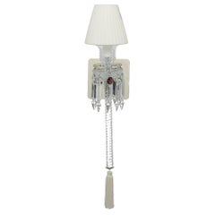 Baccarat Wall Sconce Light Clear Crystal