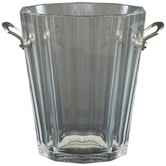 Baccarat Wine Cooler or Champagne Ice Bucket, circa 1980