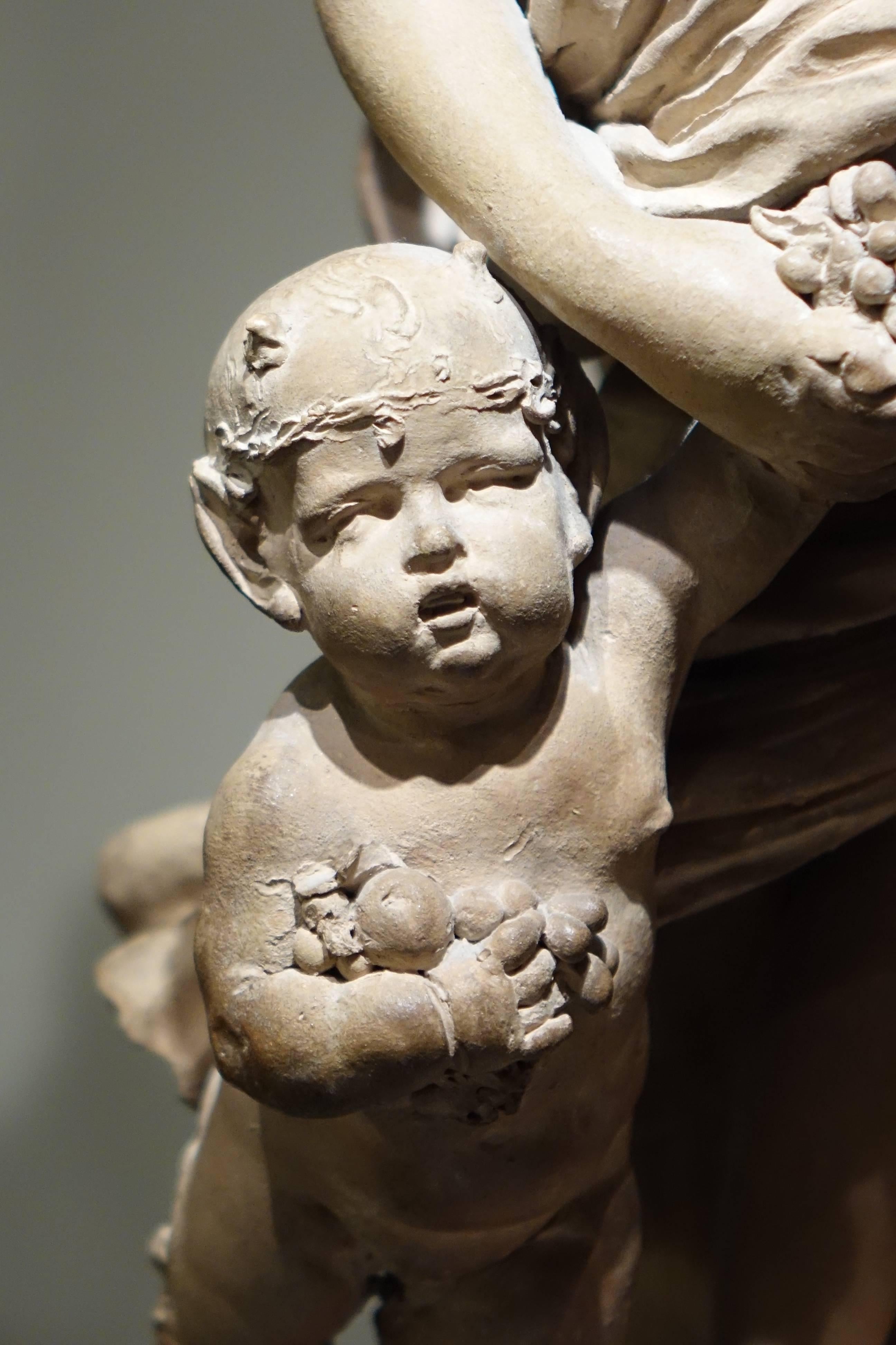 Bacchanal Terracotta after Clodion, circa 1850 For Sale 3