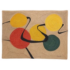 BACCHANALES One-of-a-kind sisal tapestry by OAK Studio, 2021