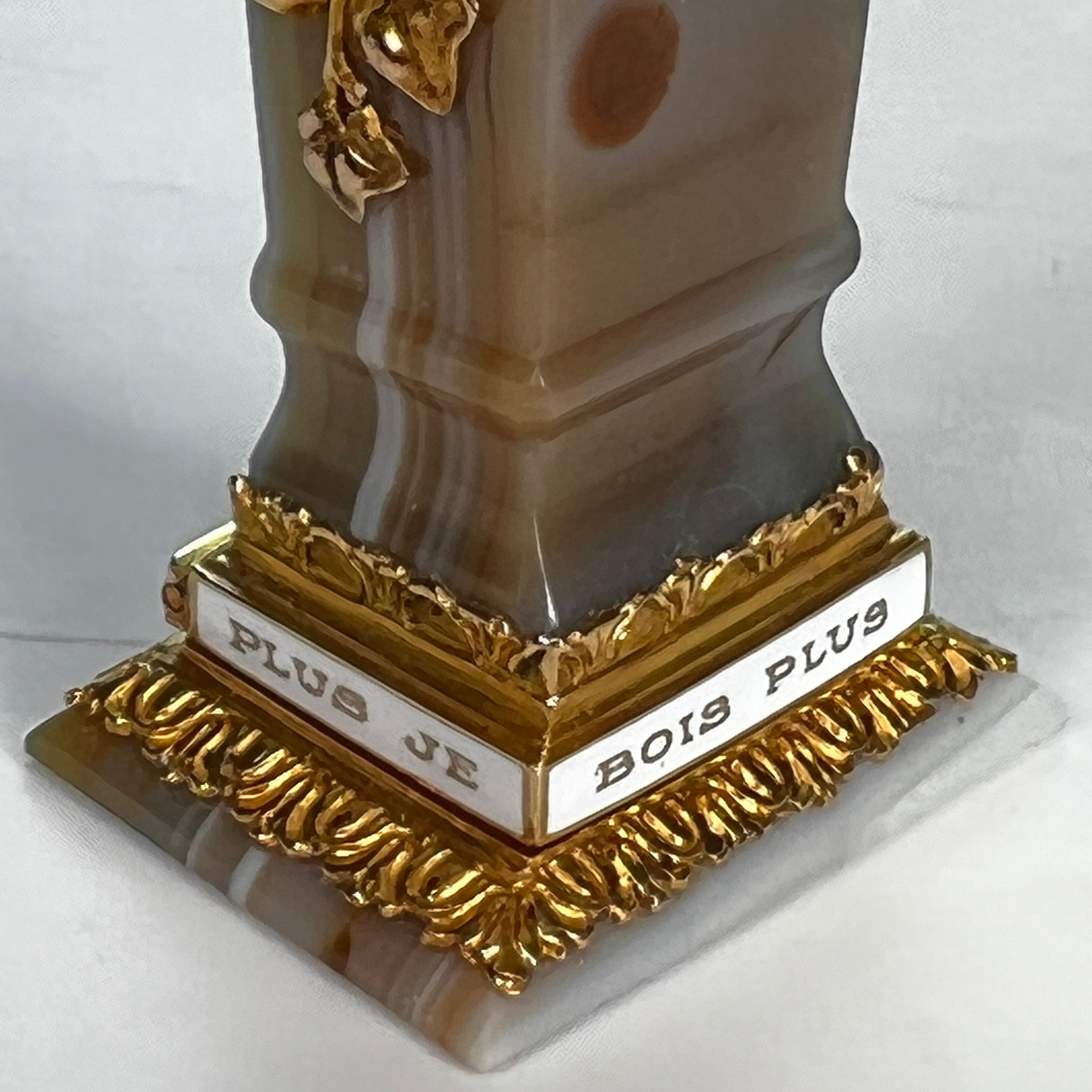 Bacchanalian Agate Gold and Diamond Wax Seal in Form of a Faun 3