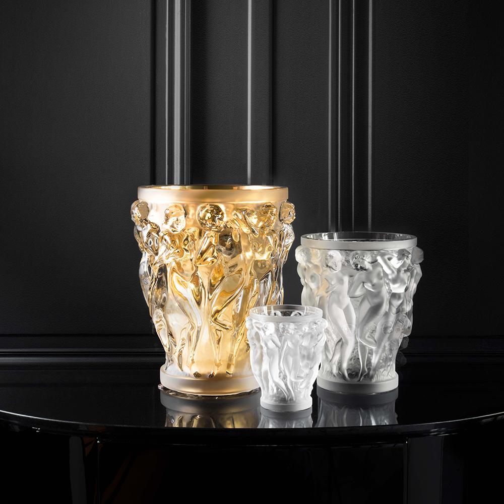Bacchantes Vase in Crystal Glass by Lalique 6