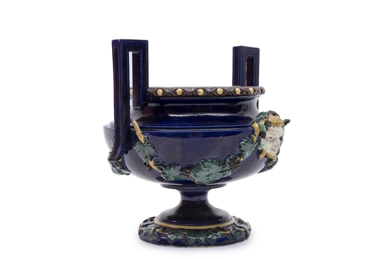 Napoleon III Bacchus Head Cup, Thomas Victor Sergent, Late 19th Century For Sale