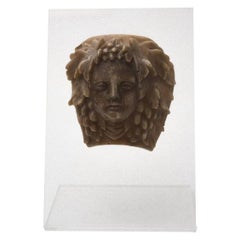 Cabeza de Baco, Cera decorativa, Italia, Principios del siglo XX