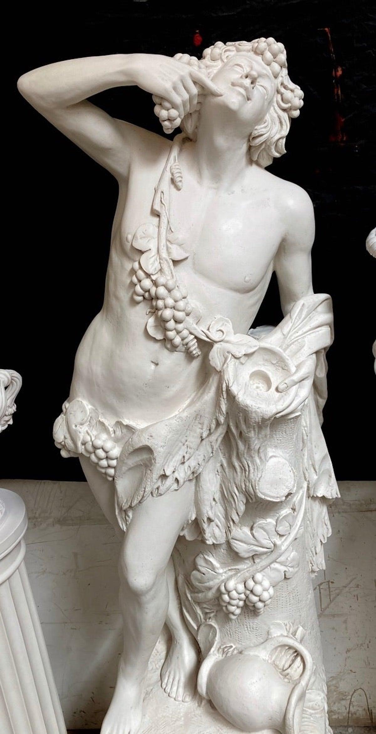 Bacchus Marble Bust Sculpture, 20th Century 1