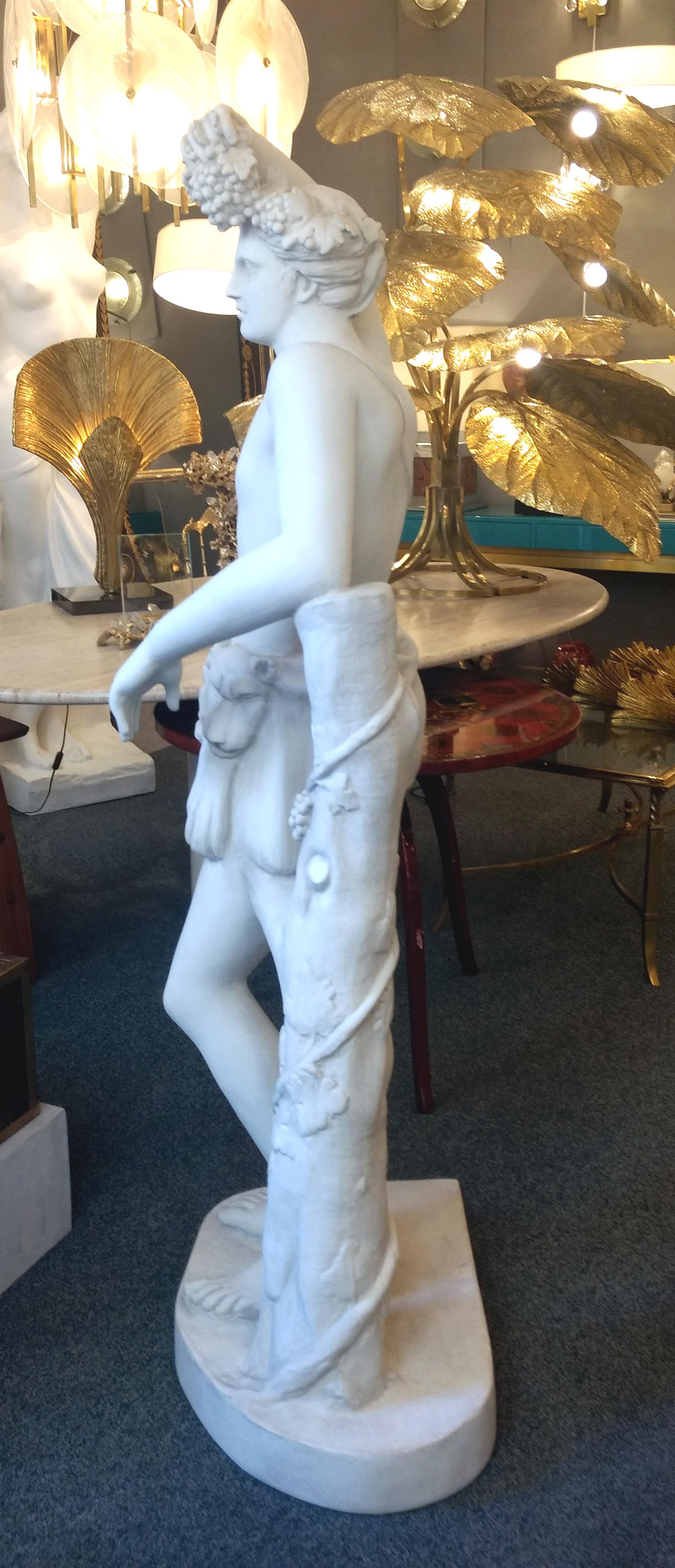 Milieu du XXe siècle Bacchus, statue en plâtre, France, vers 1930 en vente