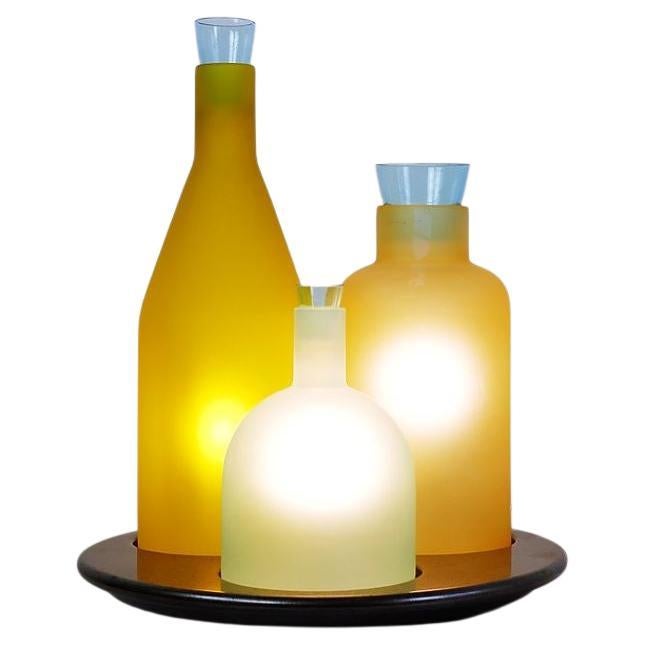 "Bacco 1-2-3" Italian Murano Glass Table Lamp By Gido Rasati For ITRE - 1980s For Sale