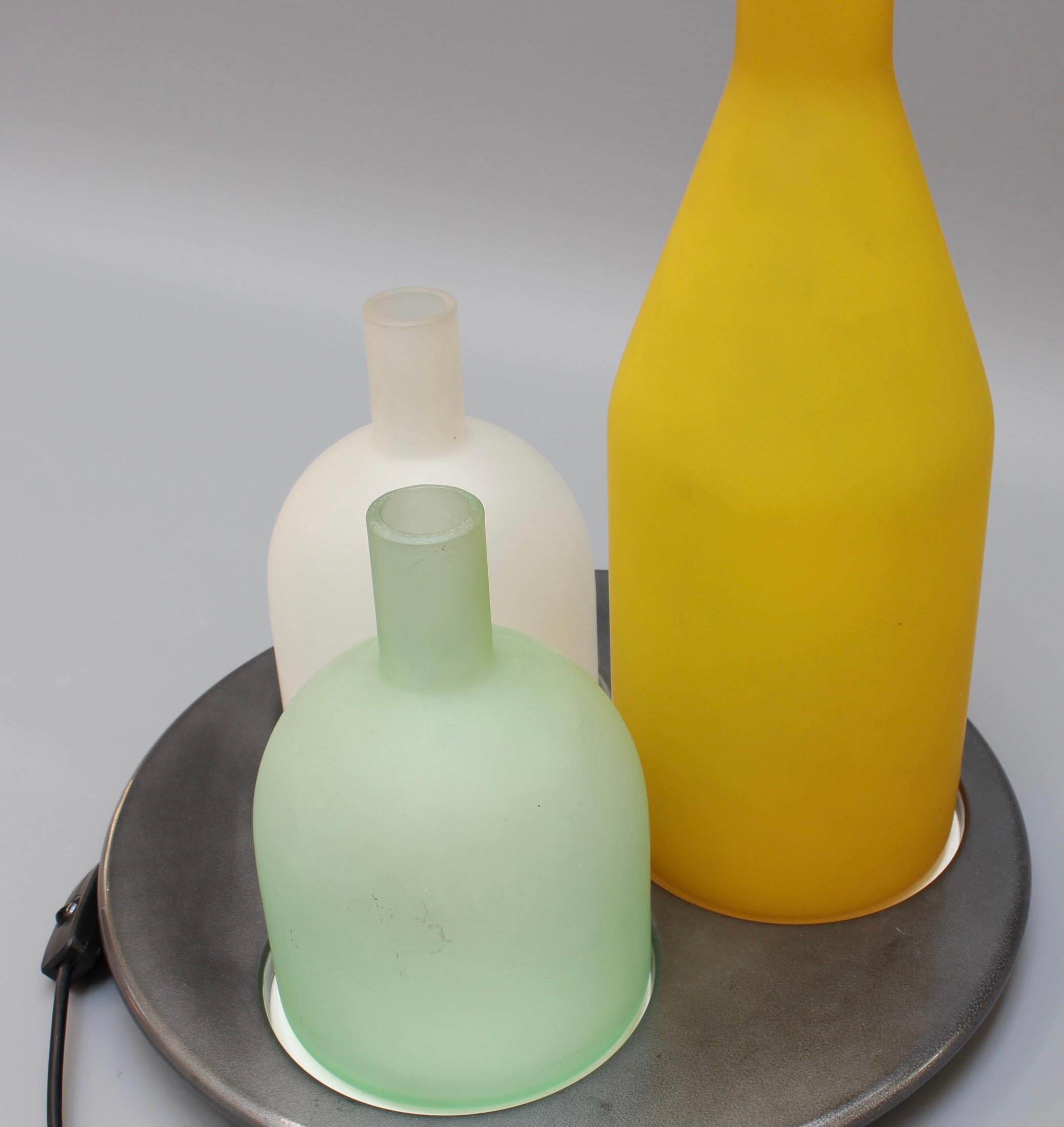 'Bacco 1-2-3' Italian Murano Glass Table Lamp by Gido Rasati for iTRE, c. 1980s 2