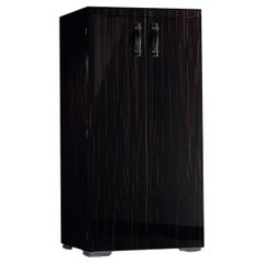 Armoire de bar Bacco en ébène brillant