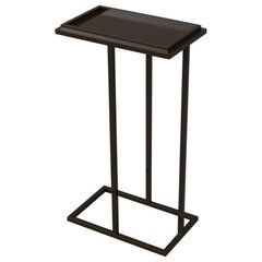 Bacco Cantilever Pedestal in Steel Frame Powder Coated in Pitch Black