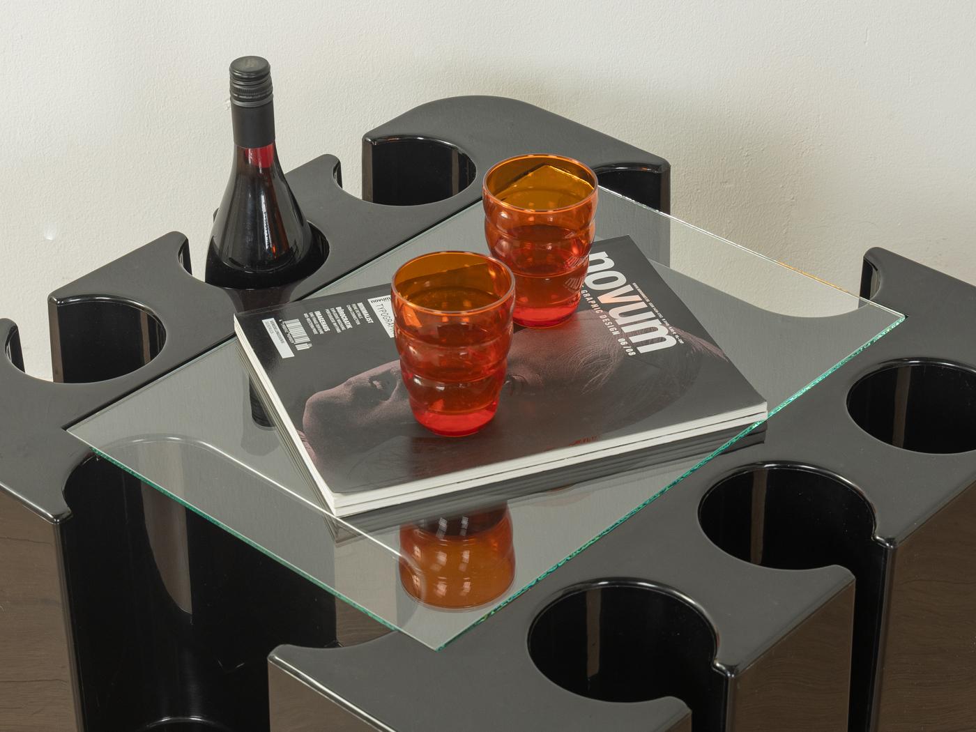 Vetro Tavolino Bacco di Sergio Mazza, Artemide in vendita