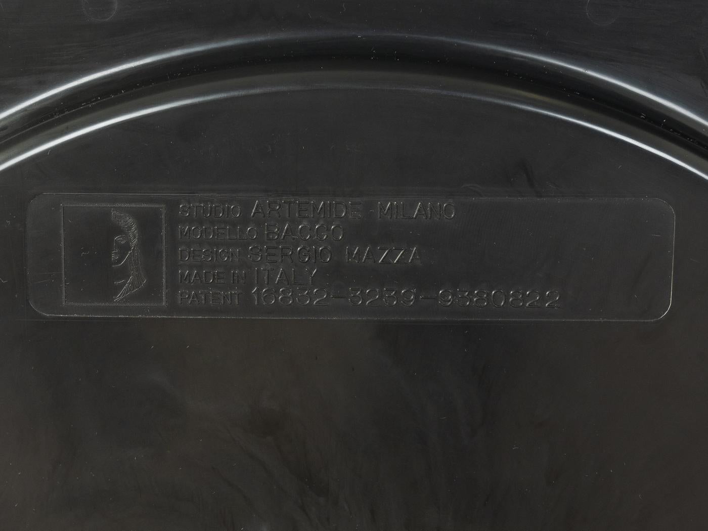 Tavolino Bacco di Sergio Mazza, Artemide in vendita 2