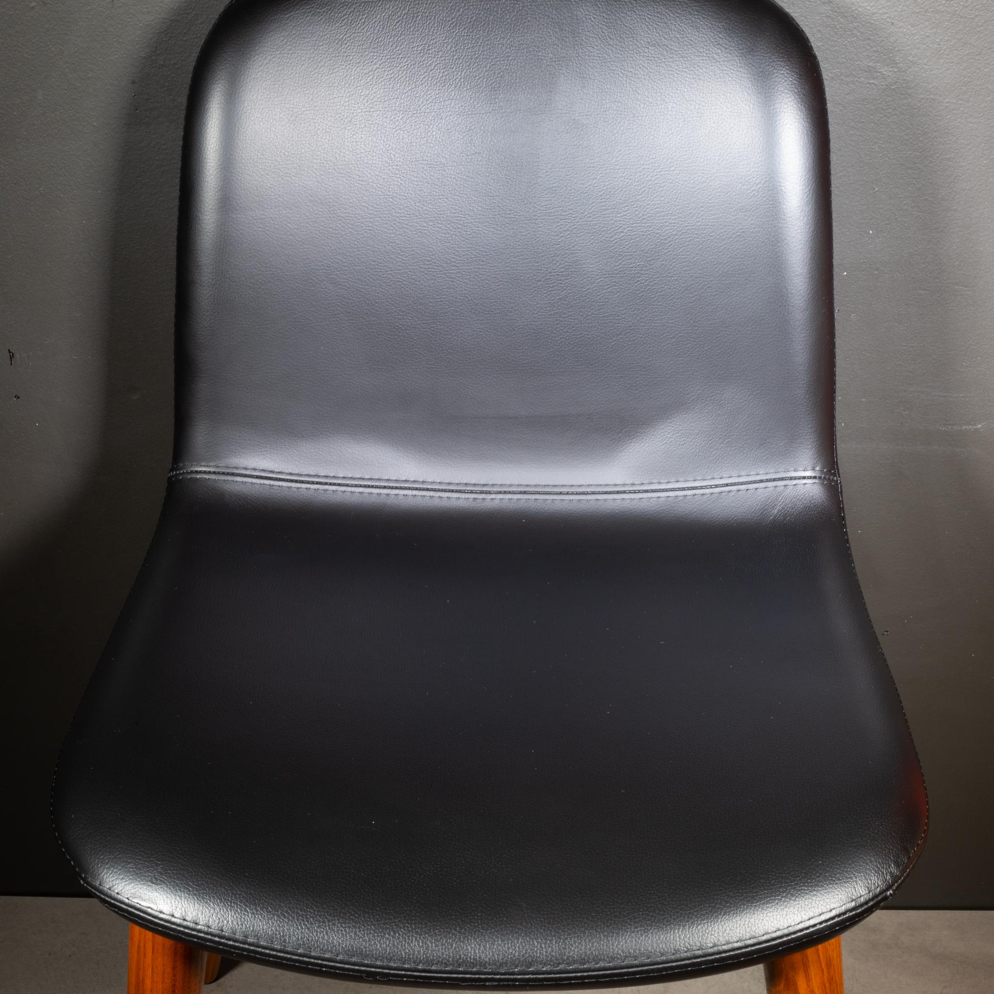 Bacco Esszimmerstühle aus Leder und Oak, Italien - Preis pro Stuhl im Angebot 12