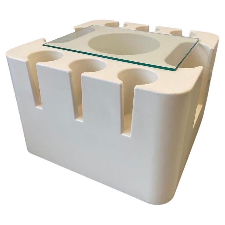 Carrello da bar in plastica stampata "Bacco" di Sergio Mazza per Artemide, Italia, 1967 ca. in vendita