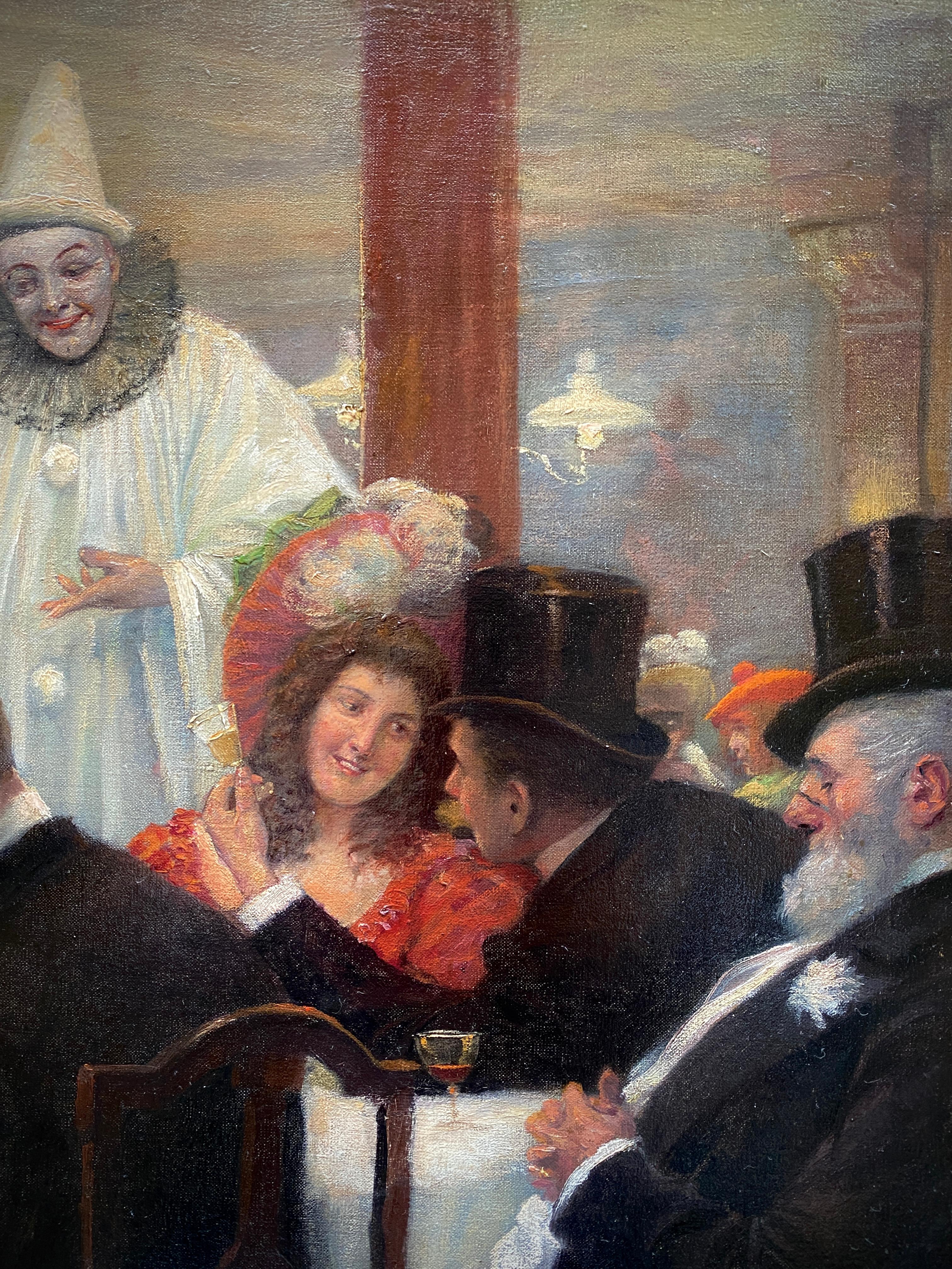 Masked Ball, Emmanuel Bachrach, Oderberg 1863 – 1943 Munich, Jewish, Signed 5