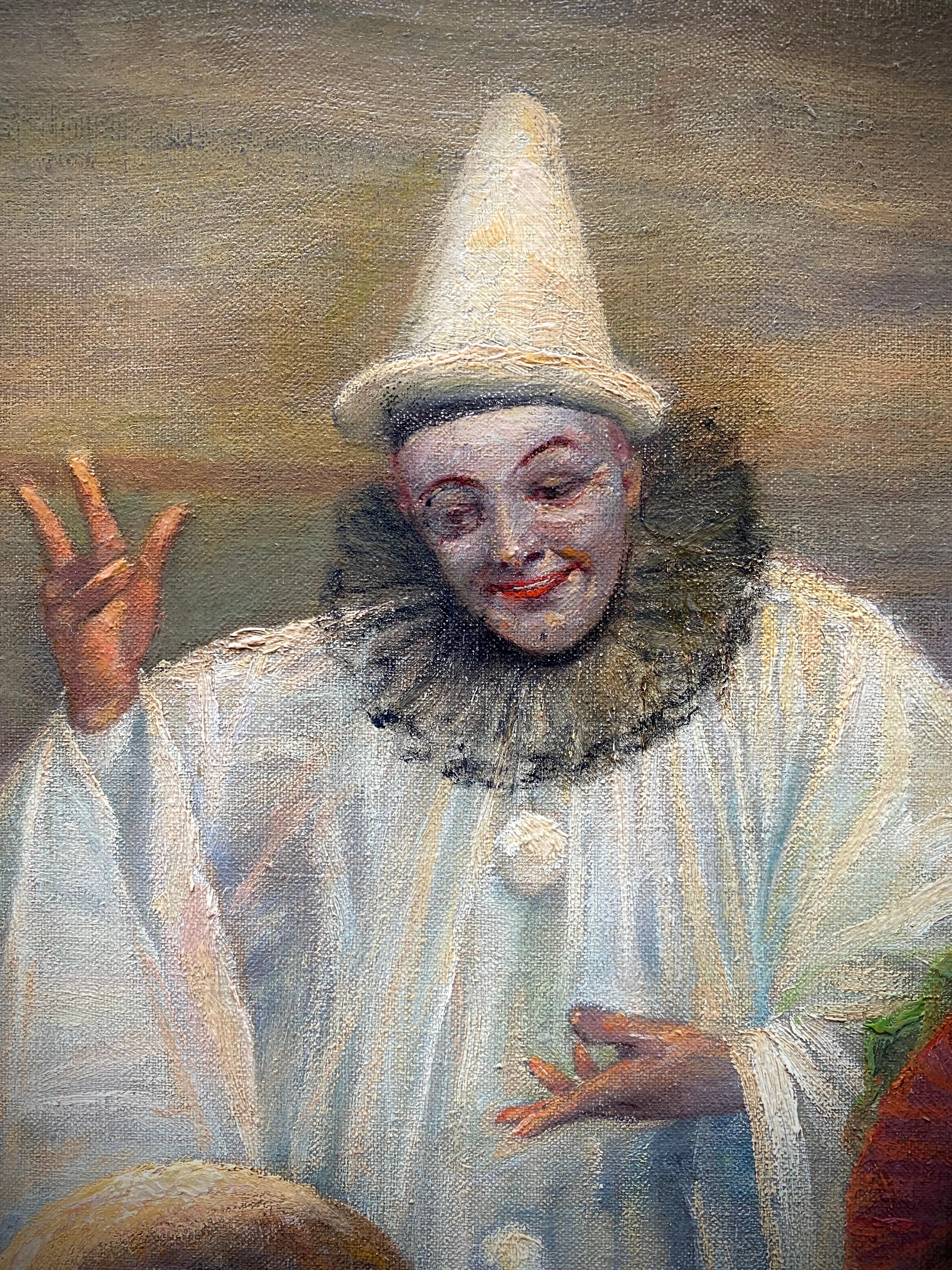Baile de máscaras, Emmanuel Bachrach, Oderberg 1863 - 1943 Múnich, Judío, Firmado 3