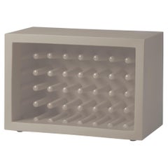 Bachus Dove Grey Bottle Rack by Marcel Wanders