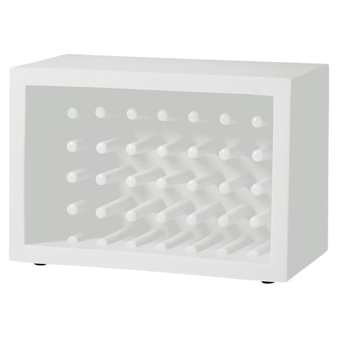 Bachus Milky White Bottle Rack by Marcel Wanders