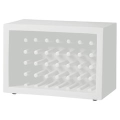 Bachus Milky White Bottle Rack by Marcel Wanders
