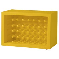 Bachus Saffron Yellow Bottle Rack by Marcel Wanders