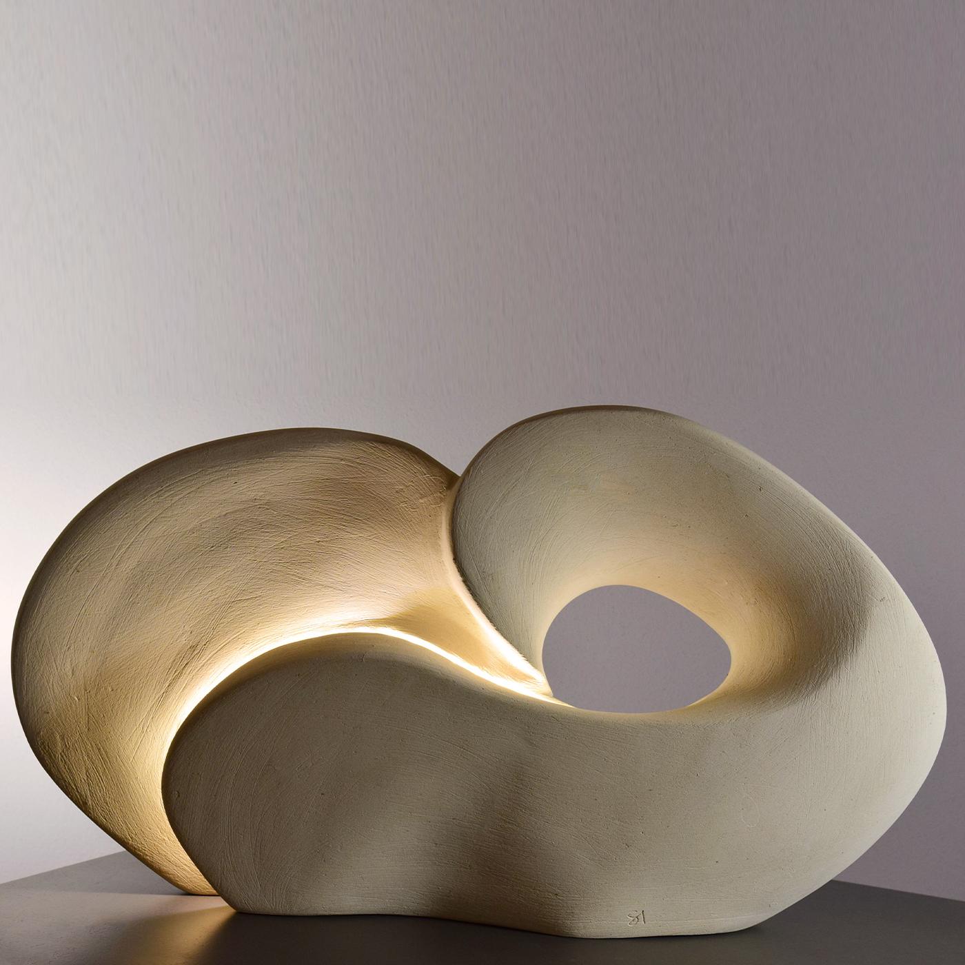 Italian Baciata dal Mare Sculptural Lamp For Sale