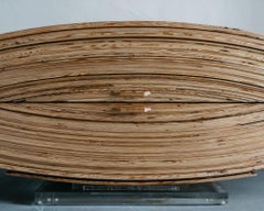 Curved Dresser, Handcrafted by Rafael Calvo using Reclaimed Heart Pine Wood