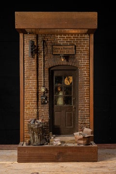 Back Door 1970s Michael Garman "Cityscape" Sculpture