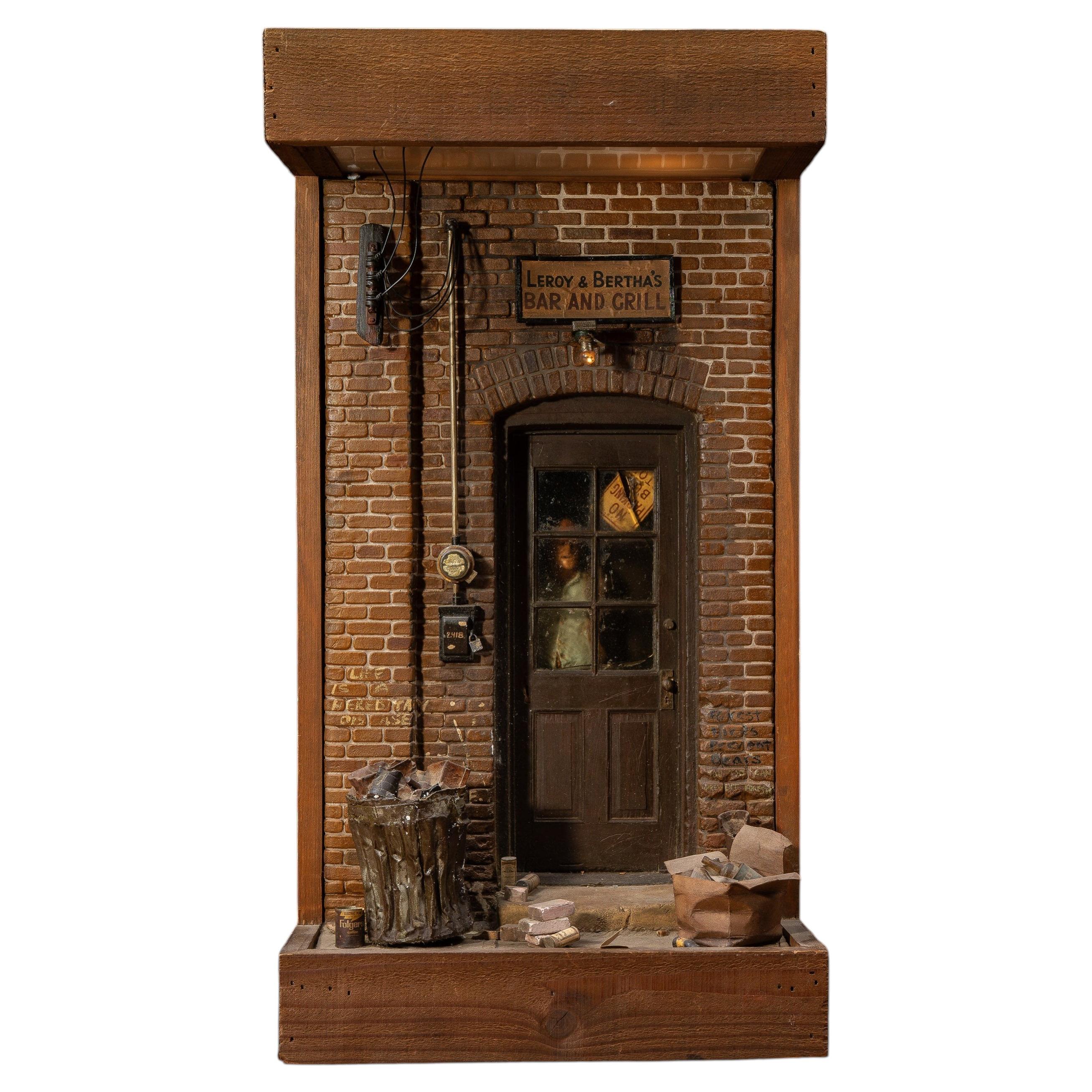 Back Door  1970s Michael Garman "Cityscape" Sculpture