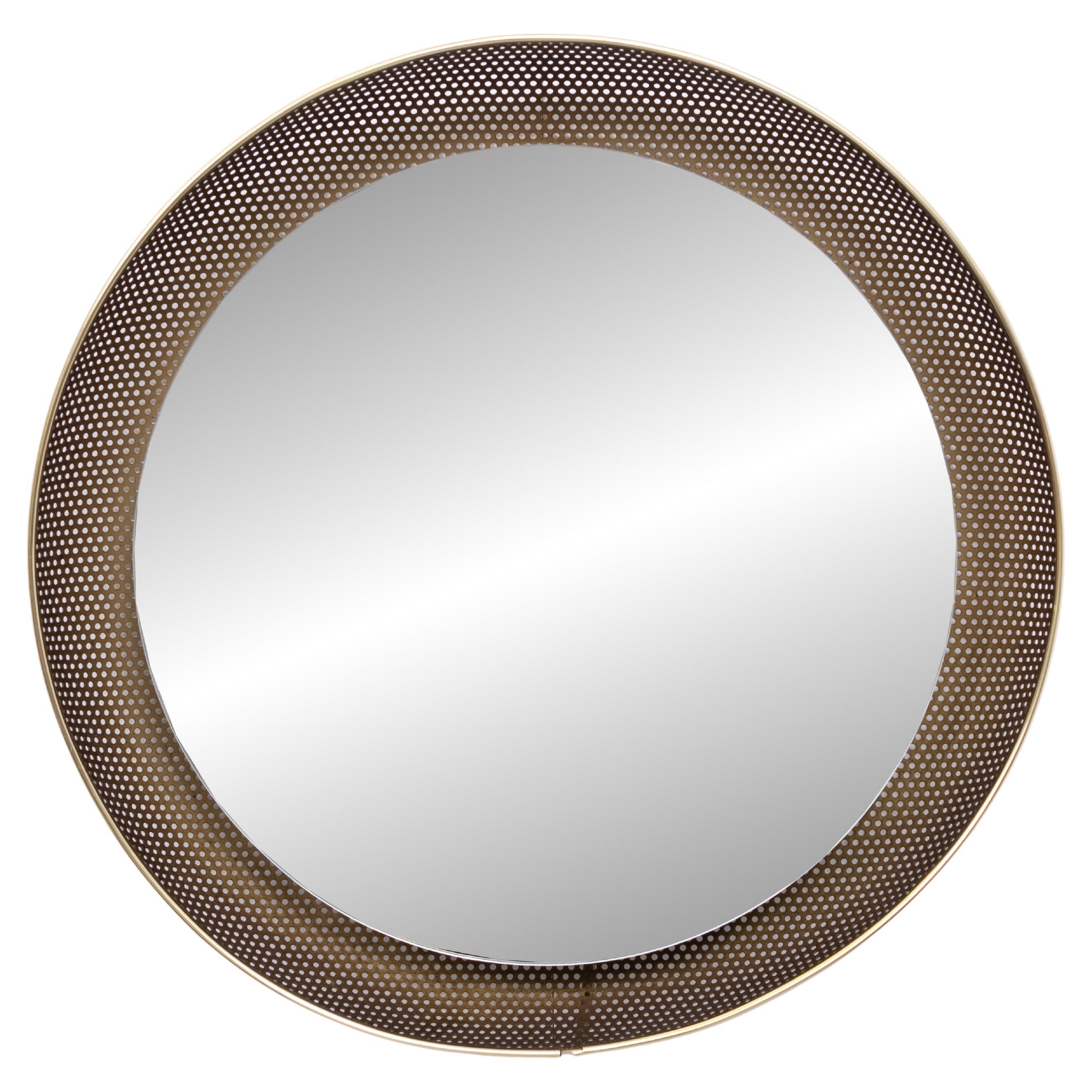 back lid  Mirror by Mathieu Matégot for Artimeta, 1950s . in vendita