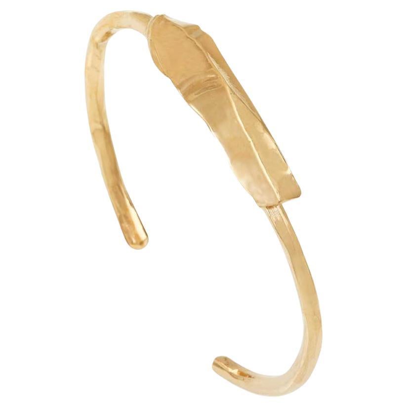 Back To Basics 5 Hand-Sculpted Bracelet in Gold-Plated Bronze by Marion Fillancq